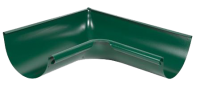 Угол желоба внутренний 90 гр, сталь, d-150 мм, зеленый, Aquasystem